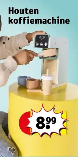 Kruidvat Houten koffiemachine aanbieding