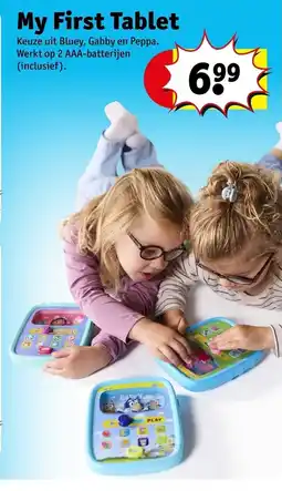 Kruidvat My First Tablet aanbieding