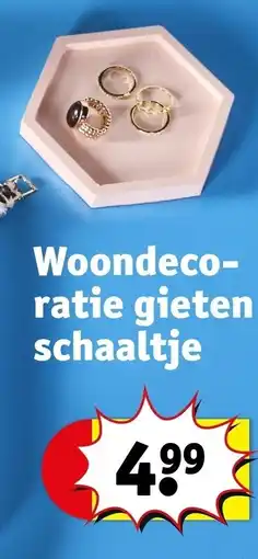Kruidvat Woondecoratie gieten schaaltje aanbieding