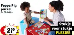 Kruidvat Peppa Pig puzzel aanbieding