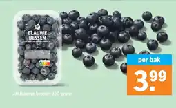 Albert Heijn AH Blauwe bessen aanbieding