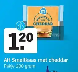 Albert Heijn AH Smeltkaas met cheddar aanbieding