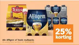 Albert Heijn Alle Affligem of Texels multipacks aanbieding
