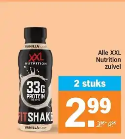 Albert Heijn Alle XXL Nutrition zuivel aanbieding