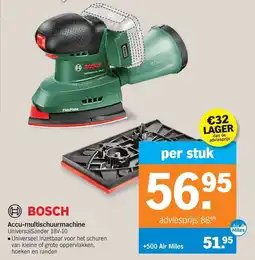 Albert Heijn Bosch Accu-multischuurmachine aanbieding