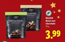 Lidl DELUXE Noten met chocolade aanbieding