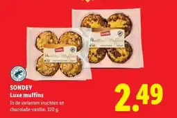 Lidl SONDEY Luxe muffins aanbieding