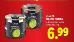 Lidl DELUXE Japanse matcha aanbieding