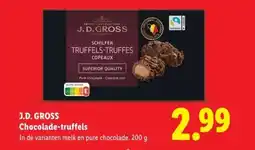 Lidl J.D. GROSS Chocolade-truffels aanbieding