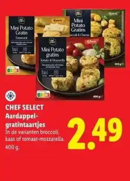 Lidl CHEF SELECT Aardappel- gratintaartjes aanbieding