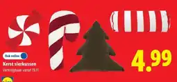 Lidl Kerst sierkussen aanbieding