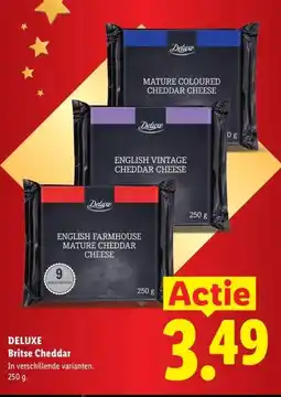 Lidl DELUXE Britse Cheddar aanbieding