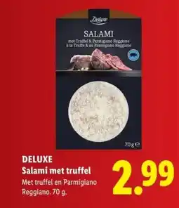Lidl DELUXE Salami met truffel aanbieding