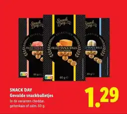 Lidl SNACK DAY Gevulde snackballetjes aanbieding