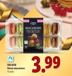Lidl DELUXE Verse macarons aanbieding