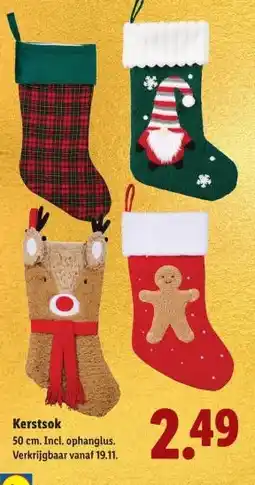 Lidl Kerstsok aanbieding