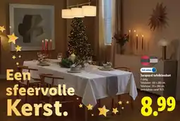 Lidl Jacquard tafelkleedset aanbieding