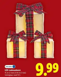 Lidl LED-cadeaudozen aanbieding