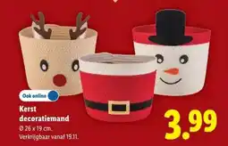 Lidl Kerst decoratiemand aanbieding