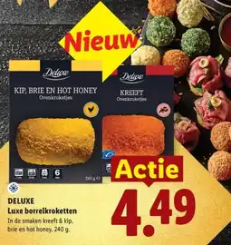 Lidl DELUXE Luxe borrelkroketten aanbieding