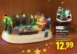 Lidl LED-kerstdorp aanbieding
