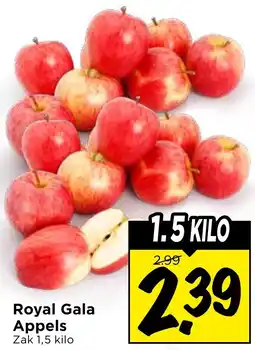 Vomar Voordeelmarkt Royal Gala Appels aanbieding