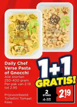 Vomar Voordeelmarkt Alle Daily Chef Verse Pasta of Gnocchi aanbieding