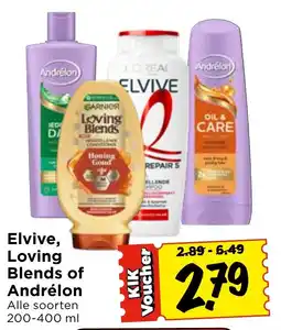 Vomar Voordeelmarkt Alle Elvive, Loving Blends of Andrélon aanbieding