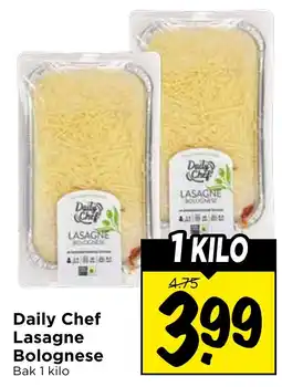 Vomar Voordeelmarkt Daily Chef Lasagne Bolognese aanbieding