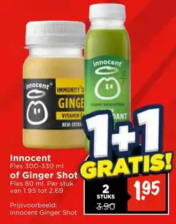 Vomar Voordeelmarkt Innocent of Ginger Shot aanbieding