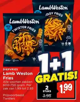 Vomar Voordeelmarkt Lamb Weston Fries aanbieding