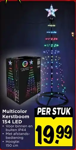 Vomar Voordeelmarkt Multicolor Kerstboom aanbieding