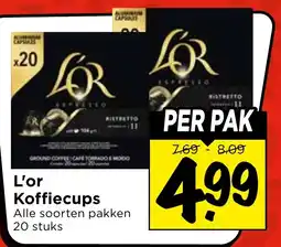 Vomar Voordeelmarkt L'or Koffiecups aanbieding
