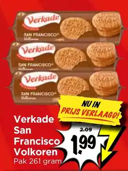 Vomar Voordeelmarkt Verkade San Francisco Volkkoren aanbieding