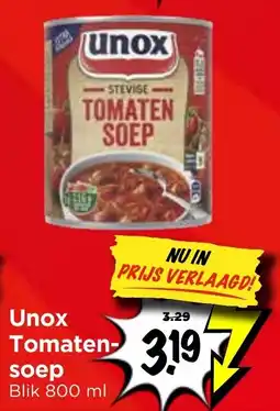 Vomar Voordeelmarkt Unox Tomaten-soep aanbieding