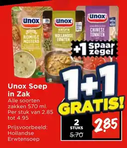 Vomar Voordeelmarkt Unox Soep in Zak aanbieding