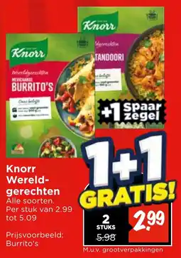 Vomar Voordeelmarkt Knorr Wereldgerechten aanbieding