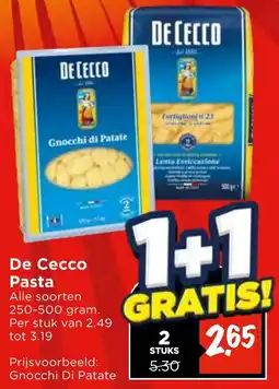 Vomar Voordeelmarkt De Cecco Pasta aanbieding