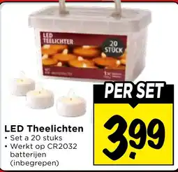 Vomar Voordeelmarkt LED Theelichten aanbieding