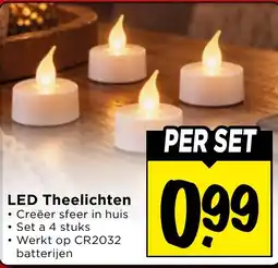 Vomar Voordeelmarkt LED Theelichten aanbieding