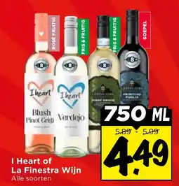 Vomar Voordeelmarkt Alle I Heart of La Finestra Wijn aanbieding