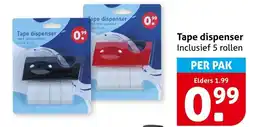 Hoogvliet Tape dispenser aanbieding