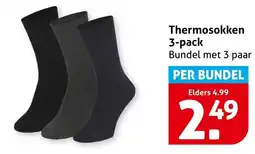 Hoogvliet Thermosokken aanbieding