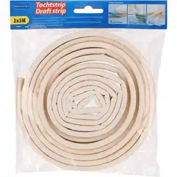 Dirk Tochtstrip wit 2 x 3 meter aanbieding