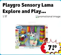 Kruidvat Playgro Sensory Lama Explore and Play aanbieding
