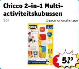 Kruidvat Chicco 2-in-1 Multi- activiteitskubussen aanbieding