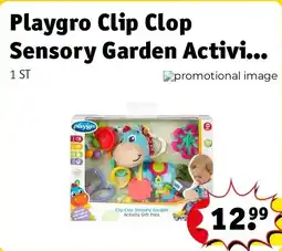Kruidvat Playgro clip clop sensory garden activi aanbieding