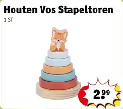 Kruidvat Houten Vos Stapeltoren aanbieding