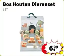 Kruidvat Bos Houten Dierenset aanbieding