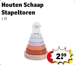 Kruidvat Houten Schaap Stapeltoren aanbieding